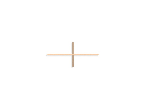 [ST-SK-29021] Grabkreuz Breitkreuz, Bronze, 10–15 × 20–35 cm