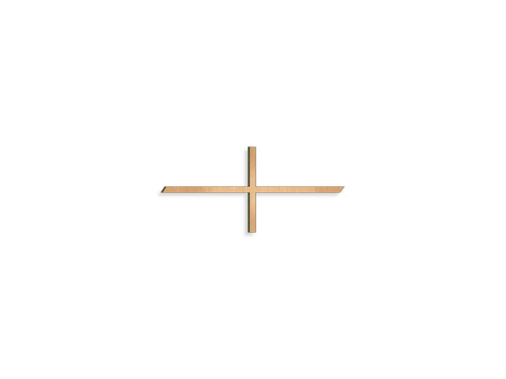 Grabkreuz Breitkreuz aus Bronze, 10×20 cm