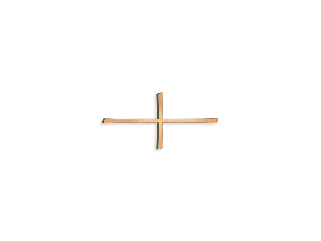 Grabkreuz Breitkreuz aus Bronze, 15×35 cm