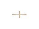 Grabkreuz Breitkreuz aus Bronze, 15×35 cm