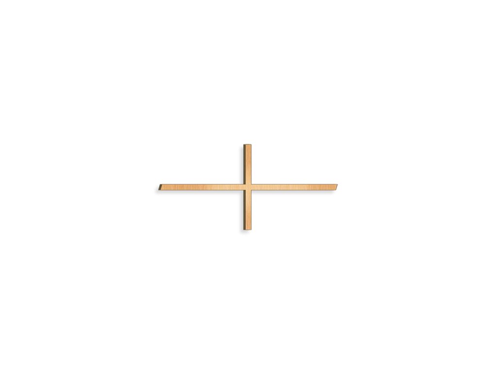 Grabkreuz Breitkreuz aus Bronze, 10×20 cm