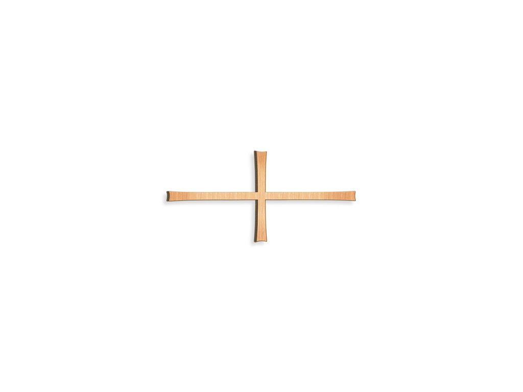 Grabkreuz Breitkreuz aus Bronze, 15×35 cm