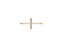 Grabkreuz Breitkreuz, Bronze/Edelstahl, 4,4–15 cm