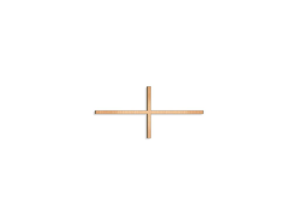 Grabkreuz mit Inschrift, Bronze und Edelstahl, 4,4–15 cm
