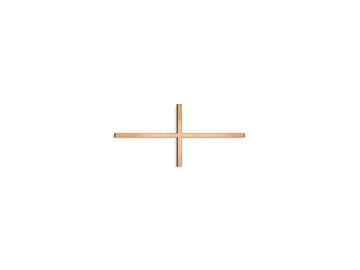 [ST-SK-29047] Grabkreuz mit Inschrift, Bronze und Edelstahl, 4,4–15 cm