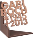 Bronze-Platte mit Inschrift für Grabmal, 13×12×10 cm