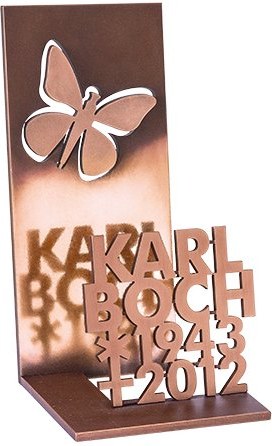 [ST-SK-31113] Bronze Motivations-Grabplatte für Grabmal, 24×13 cm