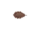 Bronze-Grabplatte mit Eichenmotiv, 12×21 cm
