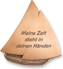 Grabplatte mit Motiv Lode, mit Gravur, 13×12 cm