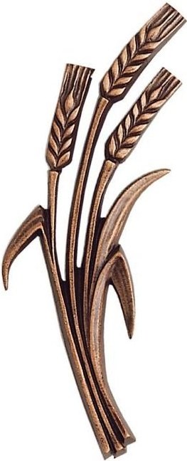 Bronze-Klassen für Grabmal, 21×8 cm oder 26×10 cm