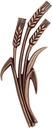 Bronze-Klassen für Grabmal, 21×8 cm oder 26×10 cm