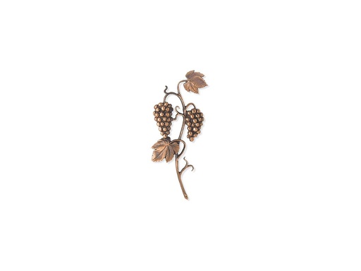 [ST-SK-32190] Grabrelief Weinblatt, Bronze, 34×14 cm