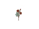 Bronze-Rose für Grabmal, 14×7,5 cm oder 22,5×12 cm