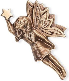Bronze Fee für Kindergrabmal, 8×4 cm