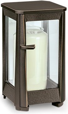 [ST-SK-40371] Bronze-Grablicht für Grabmal, 20×11×12 cm