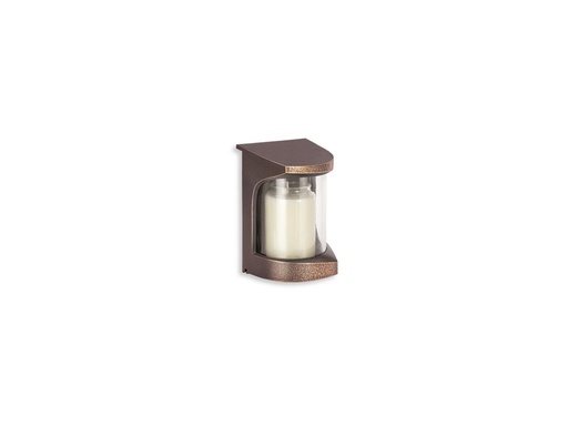 [ST-SK-42460] Wand-Grablicht für Grabmal, Bronze, 14,5×9,5×9,5 cm