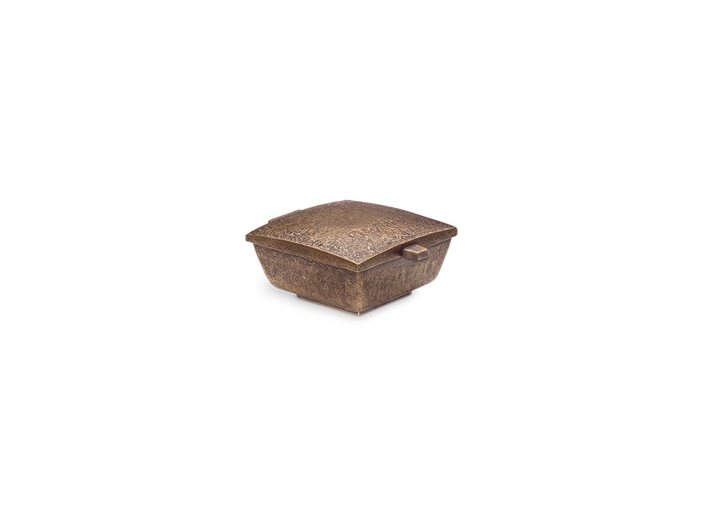 Bronze-Lampe für Grabmal, 6×14×11 cm