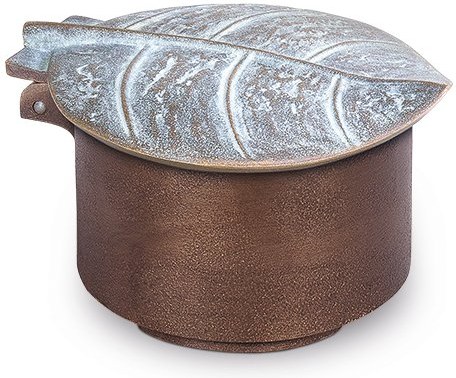 Bronze-Lampe für Grabmal, 7×10×13 cm