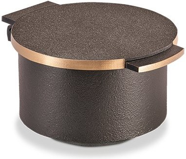 Bronze-Schale für Wasser für Grabmal, 6×10×12 cm