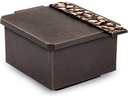 Bronze geweihtes Wasser für Grabmal, 6×10×11 cm