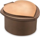 Bronze geweihtes Wasser für Grabmal, 6,5×10,5×11,5 cm