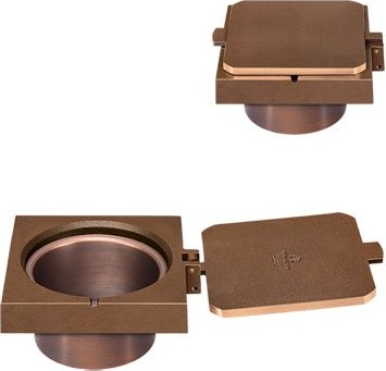 [ST-SK-51190] Grabmal geweihtes Wasser-Schale, Bronze, 11×12 cm
