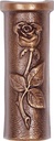 Wandvase für Grabmal, Bronze, 18×7 cm