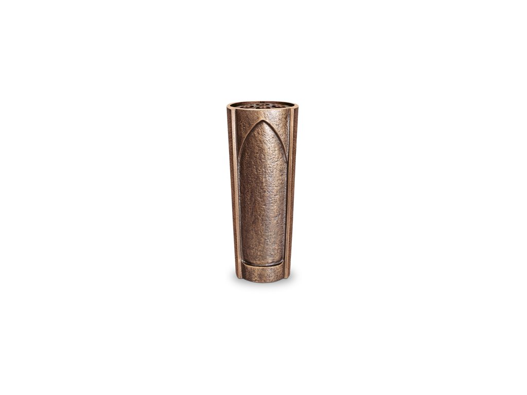 Bronze-Vase für Grabmal, Höhe 18 cm oder 25 cm