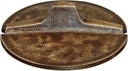 Deckel für eingelassene Vase, Bronze, Ø 7,5–8,7 cm