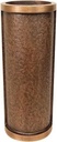 Bronze-Vase für Grabmal, Höhe 18 cm