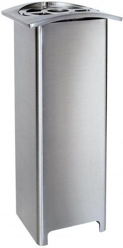[ST-SK-53111] Edelstahl-Grabvase für Grabmal, 19×10×10 cm oder 25×10×10 cm