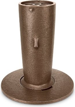 [ST-SK-53122] Eingelassene Vase für Grabmal, Bronze, Höhe 21–24 cm