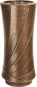 Bronze-Vase für Grabmal, Höhe 25 cm
