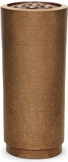 Bronze-Grabvase für Grabmal, Höhe 18–25 cm
