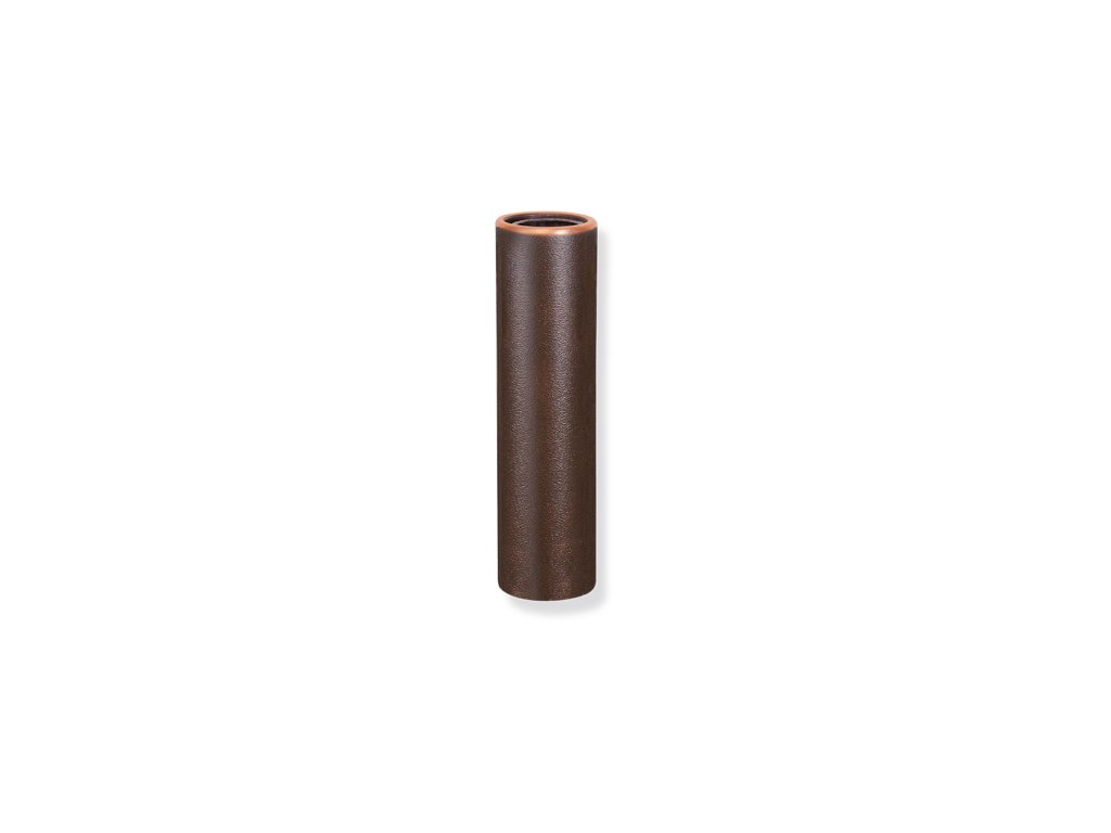 Wandvase für Grabmal, Bronze, Höhe 12 cm