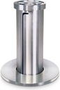 Eingelassene Vase für Grabmal aus Edelstahl, Höhe 24 cm