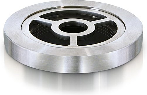 Edelstahl-Ring für Grabvase für Grabmal, Ø 12 cm