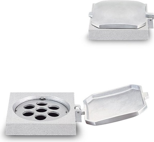 [ST-SK-53234] Grabvase, Aluminium, 11×13 cm