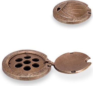 Bronze-Ring für Grabvase, Ø 12 cm