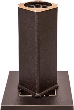 [ST-SK-53259] Bronze eingelassene Grabvase, 27×9,5×9,5 cm