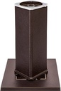 Bronze eingelassene Grabvase, 27×9,5×9,5 cm