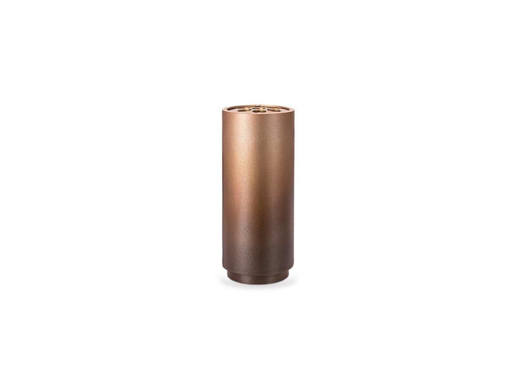 Bronze-Vase für Grabmal, Höhe 25 cm