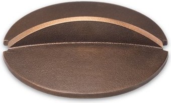 Bronze-Deckel für Grabvase, Ø 6,5–8,7 cm