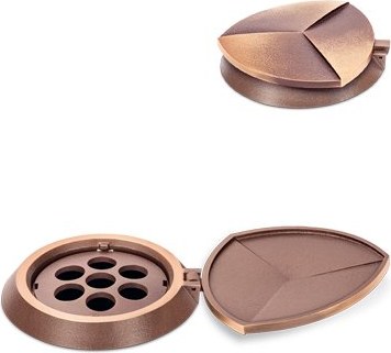 [ST-SK-53314] Bronze-Blumentopf-Ring für Grabmal, 13×14 cm