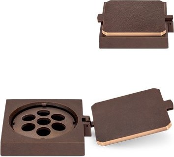 Bronze-Ring für Grabvase, 3×11×12 cm