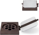 Bronze-Blumentopf-Ring für Grabmal, 11×13 cm