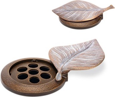 [ST-SK-53321] Bronze-Blumentopf-Ring für Grabmal, 18×12 cm