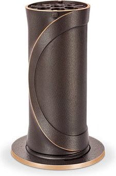 [ST-SK-53323] Bronze-eingelassene Grabvase, Höhe 23 cm