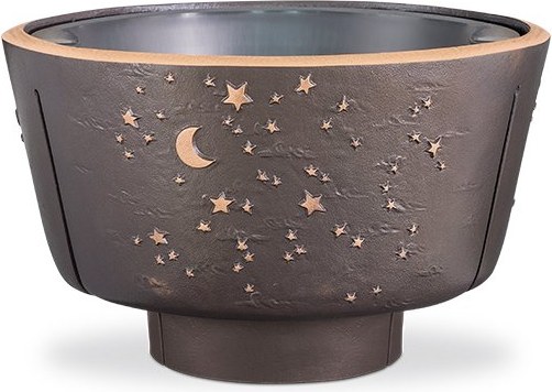Bronze dekorative Schale für Grabmal, Höhe 16 cm, Ø 26 cm