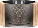 Bronze dekorative Schale für Grabmal, Höhe 19 cm, Ø 31 cm